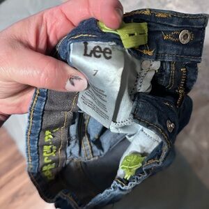 Lee Kids Blue Jeans with Green Accents